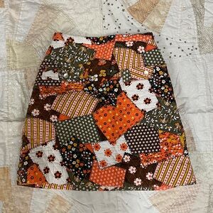 Vintage Quilt Mini Skirt